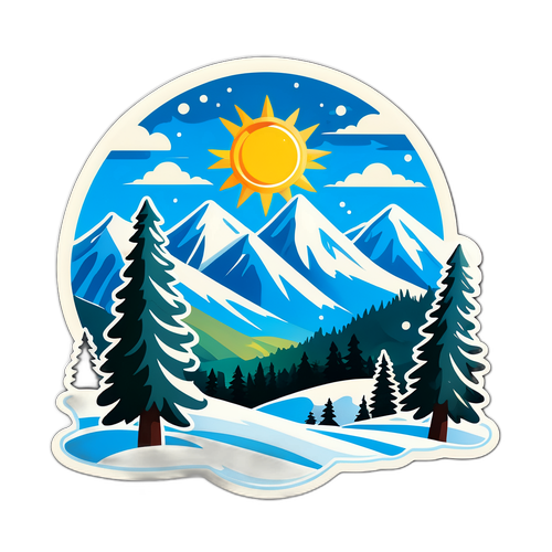 Flachaus vinterlandskap