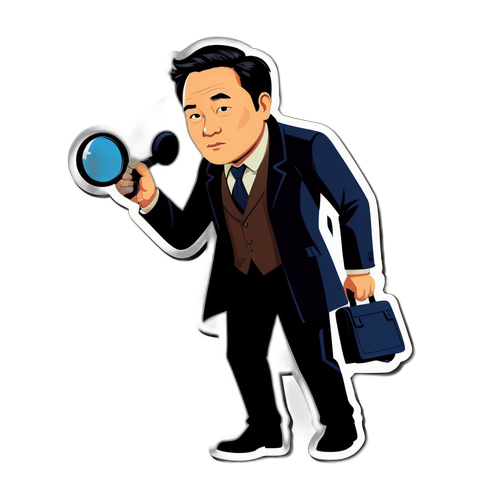 Stiker Bertemakan Penyiasatan Jho Low