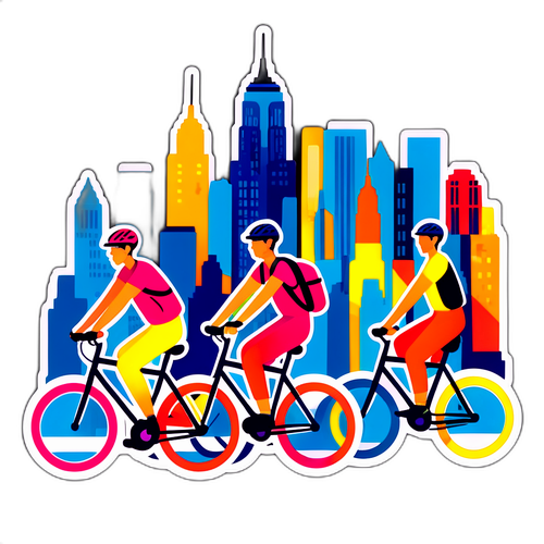 ニューヨークの自転車ライダー