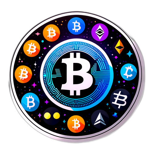 cryptocurrency प्रतीक स्टीकर