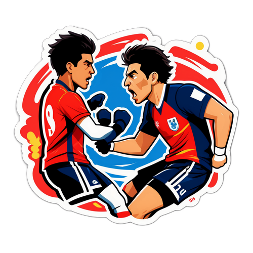 選手たちの表情を強調したデザイン