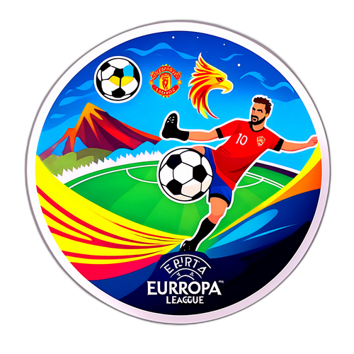 Ζωντανή Αυτοκόλλητη Ετικέτα για την Ευρωπαϊκή Λίγκα