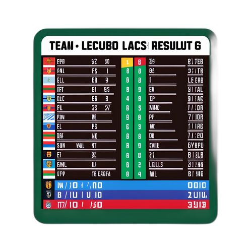 Keputusan EPL dalam Gaya Papan Skor