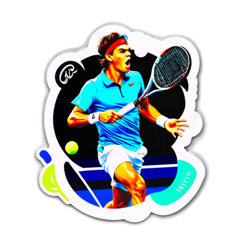 테니스 테마 스티커