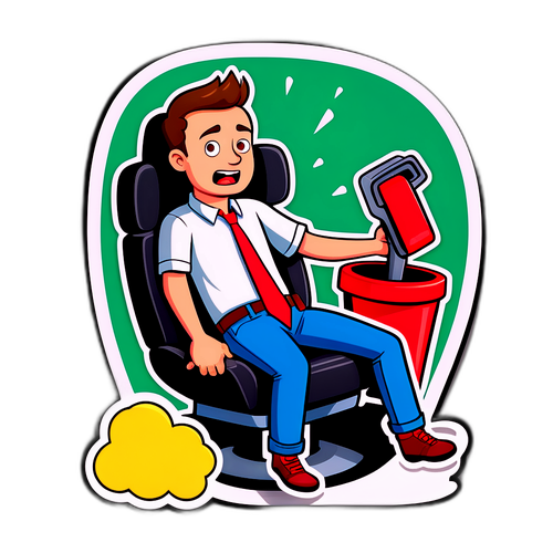 幽默的汽車事故貼紙