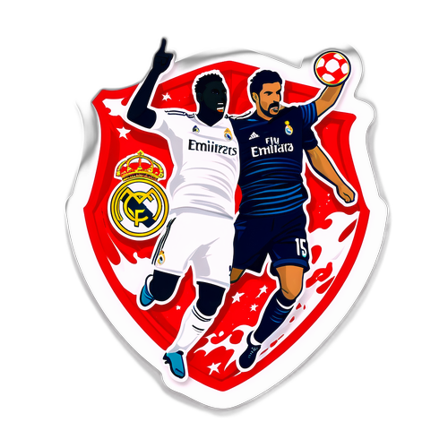 Ilustrație dinamică a bătăliei dintre Real Madrid și Sevilla