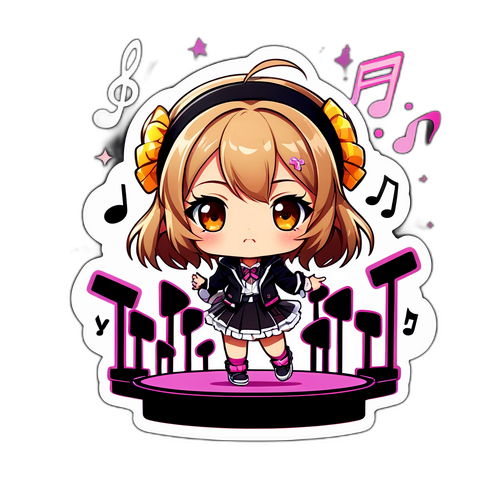 Kawaii Chibi Anime Tjej