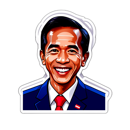 Jokowi di Upacara Wisuda
