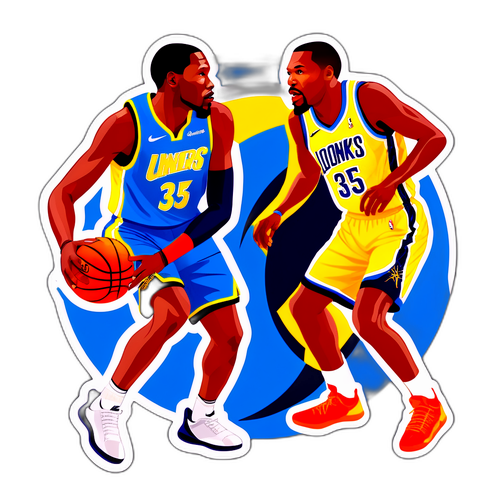 Värikäs graafinen suunnittelu tunnetuista NBA-pelaajista