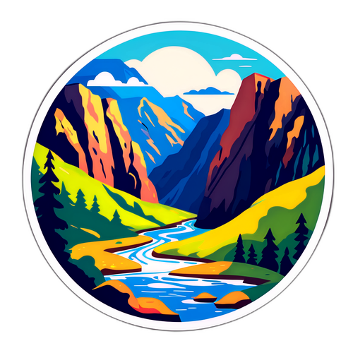 Artystyczna reprezentacja Wąwozu Suwałki