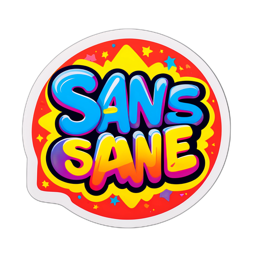 sane Sticker