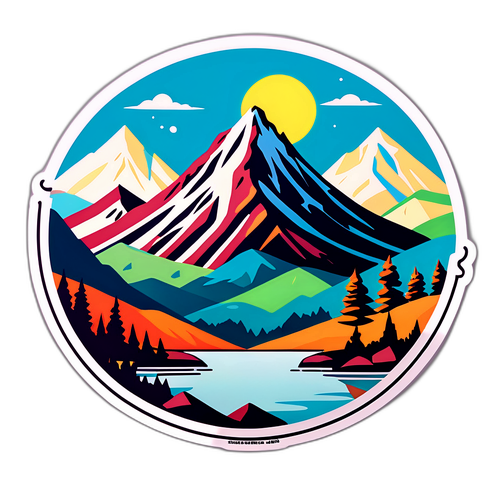 Sticker Sereno ispirato al Cerro