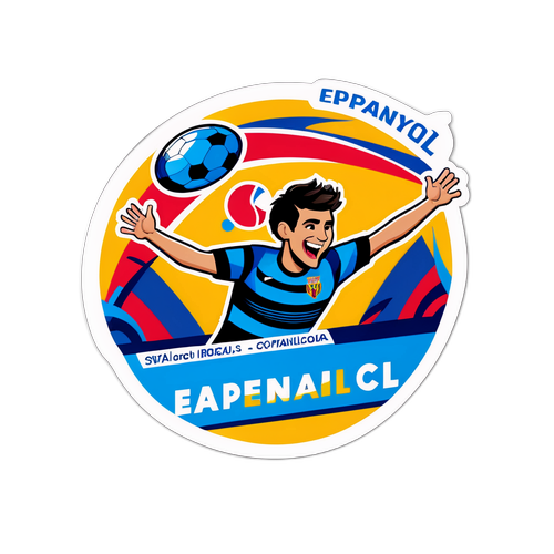Návrh samolepky pro zápas Espanyol - Mallorca