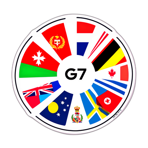 G7 Logo met Vlaggen