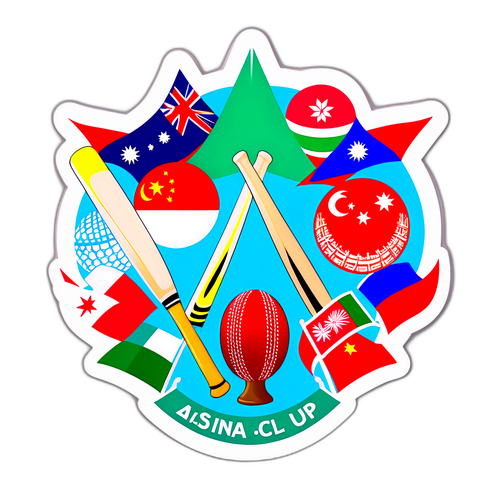 Sticker ya Kombe la Asia ya Kriketi