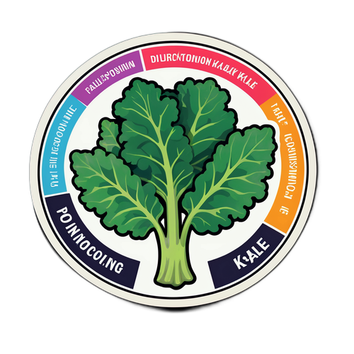 Adesivo de Informação sobre o Perigo da Couve Falsa