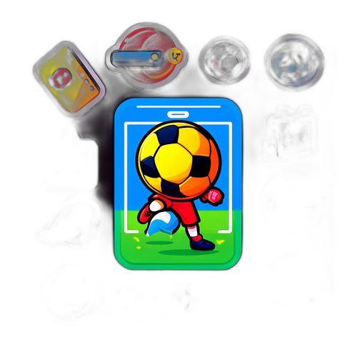 สติ๊กเกอร์สำหรับเล่น FC mobile ที่มีฟุตบอลและเกมออนไลน์