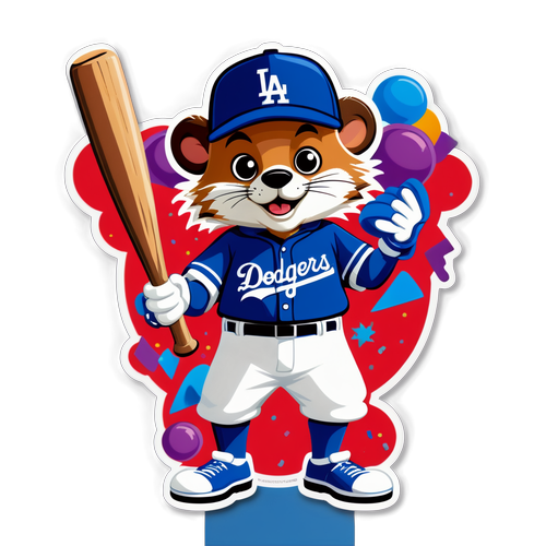 Walang Hanggang Kasiyahan: Ang Cartoon Mascot ng Dodgers at ang Kakaibang Pagsasaya ng Baseball!