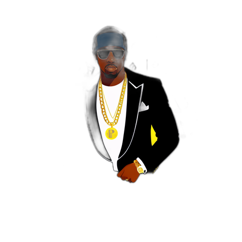 P Diddy Pose Aufkleber