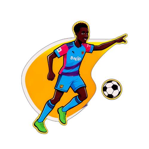 Bermain Sepak Bola dengan Gaya Ceria