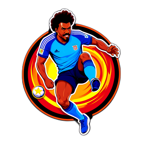 Stiker João Pedro yang Dinamik