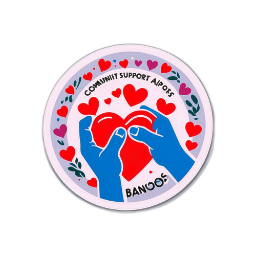 Stiker Dukungan Komunitas Bansos