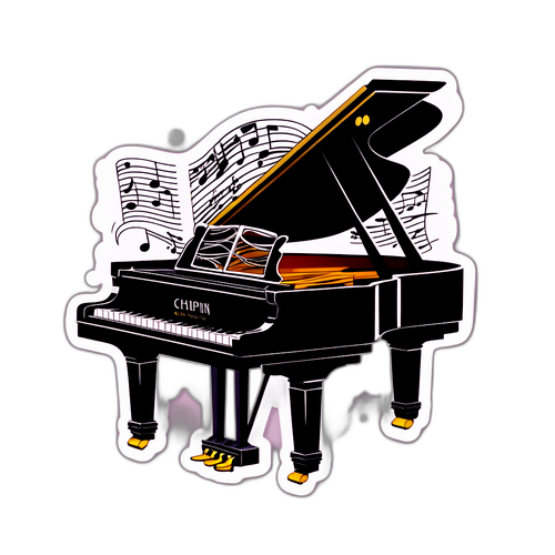 Sticker promujący Konkurs Chopinowski 2025
