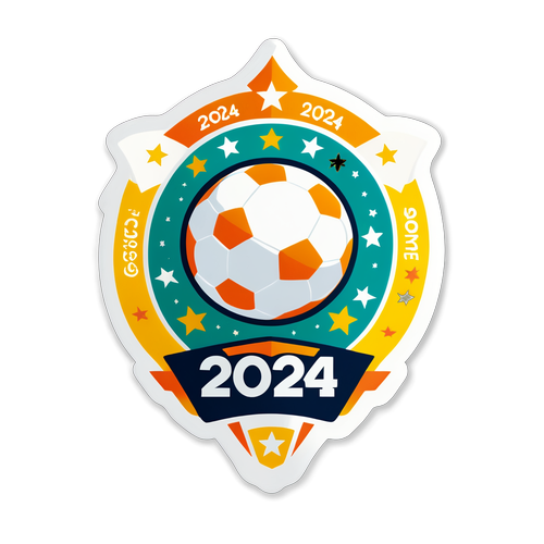 Celebrando o Futebol: Adesivo Comemorativo 2024