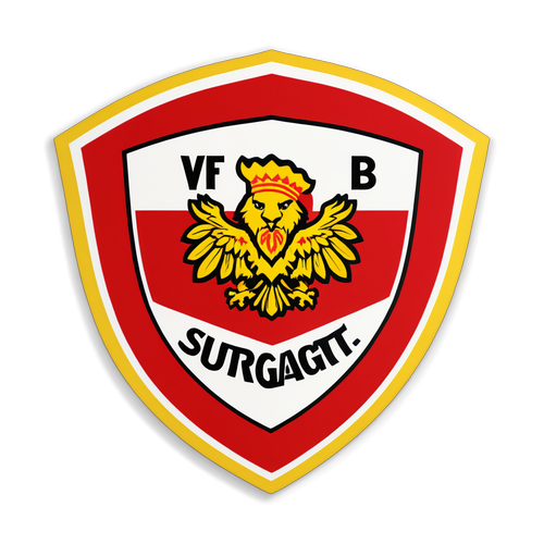 VfB Stuttgart Aufkleber: Immer Da! Entdecke Die Farben Der Leidenschaft!