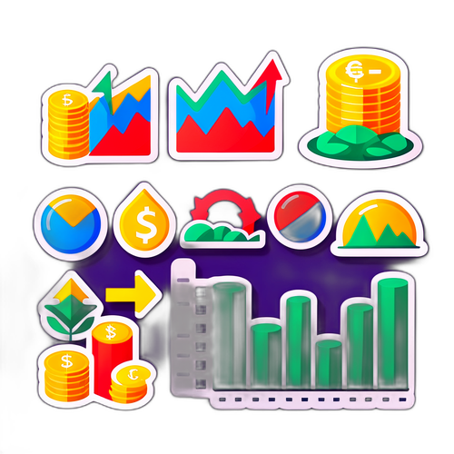 Stiker Grafik Fluktuasi Nilai Tukar Rupiah