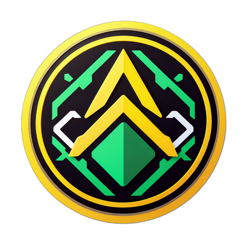 Autocolant inspirat de Binance