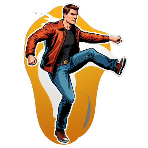 Actie sticker van Jack Reacher