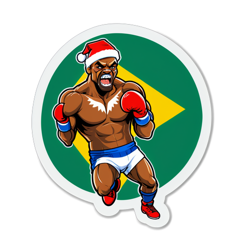 Energia do Futebol: A Ilustração Vibrante que Celebra o Boxe e o Carnaval!