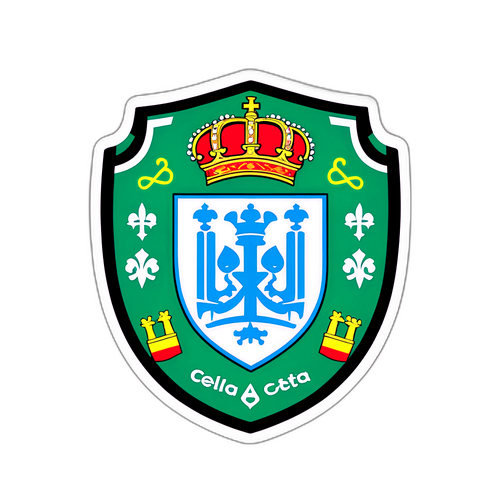 Celta és Betis Logóival Díszített Matrica