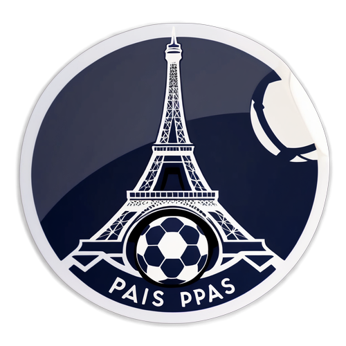 Sticker Logo PSG Bergaya Chic