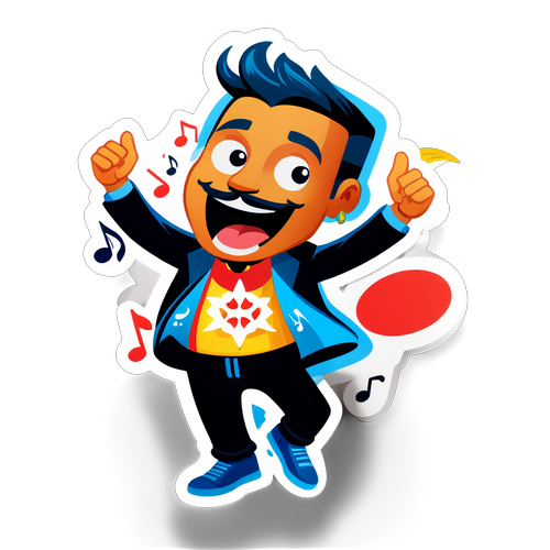 Vibrant Tataloo Performer Sticker