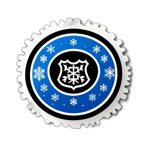 Jääkiekon Pukki Lumiukon Ympärillä