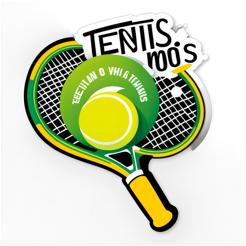 Motiverende Tennis Sticker