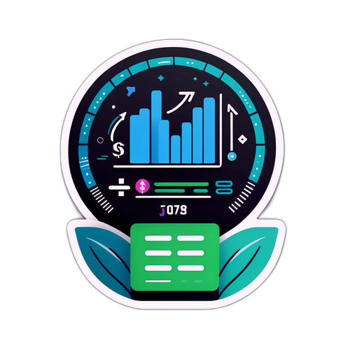 Sticker Graf Gaji Futuristik 2025