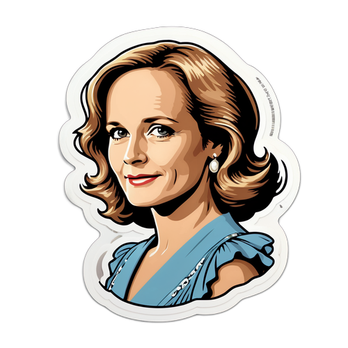 Autocollant de Helen Hunt dans un rôle emblématique