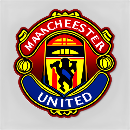 Design samolepky s logem Manchester United