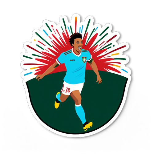 Stiker Perayaan Gol Internasional vs Fluminense
