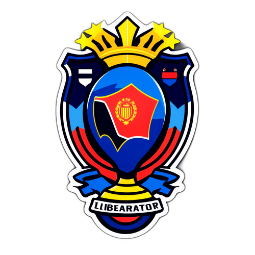 Sticker que celebra la diversidad de equipos en la Copa Libertadores