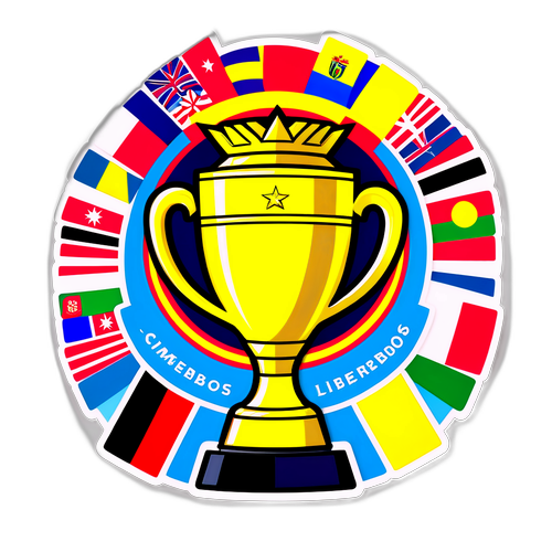 Conmebol Libertadores Trophy Celebration Sticker