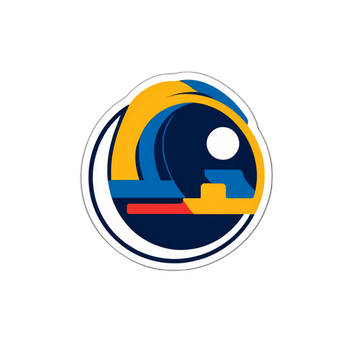 Diseño Abstracto de Competencia Deportiva