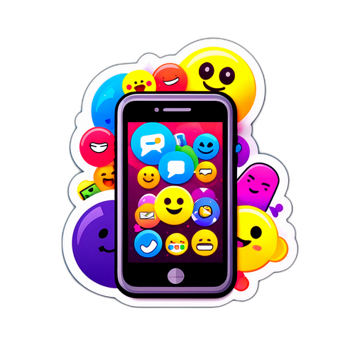 Always Connected - Puhelinaiheinen Tarra