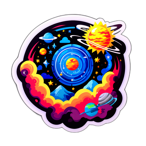 Ілюстрація магнітних бур на Землі