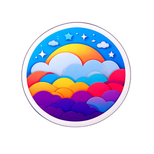 Einfache, moderne Himmel-Logo-Design