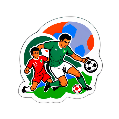 축구 경기 테마 스티커