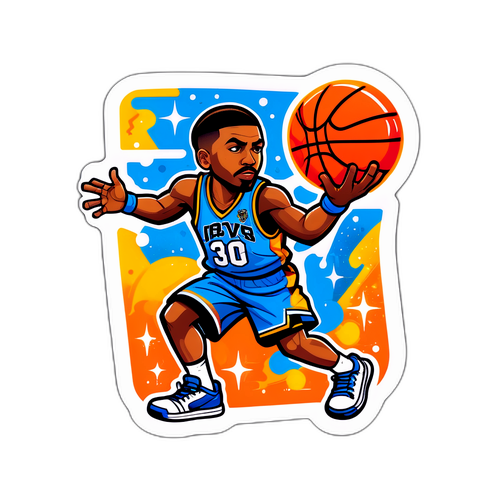 Urban Basketball Graffiti Sticker
